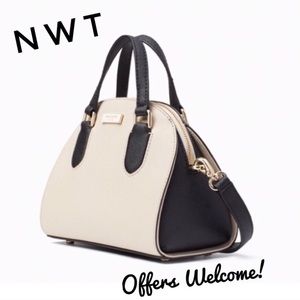 NWT Authentic Kate Spade Bag Black/White